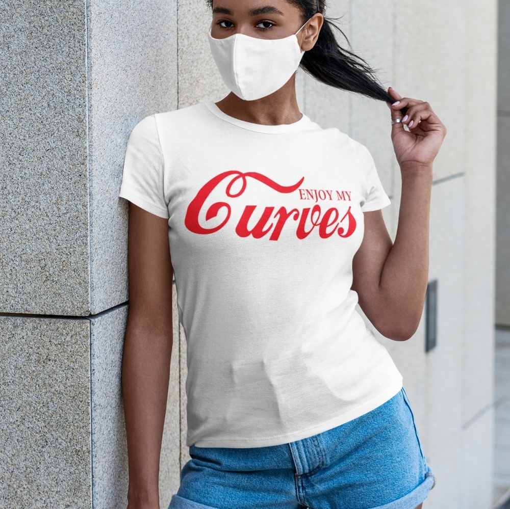 😀😂🥤🥤Enjoy My Curves Funny Coca Cola Tee